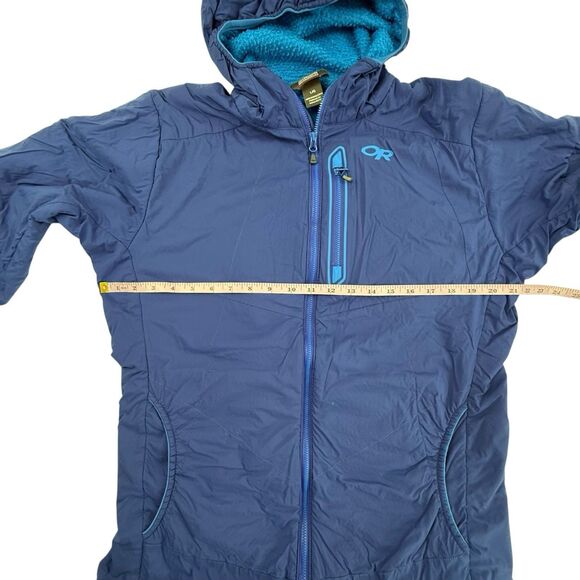 Outdoor Research Ascendant Hoody Pertex Microlight Jacket Men Large Blue - Picture 16 of 16